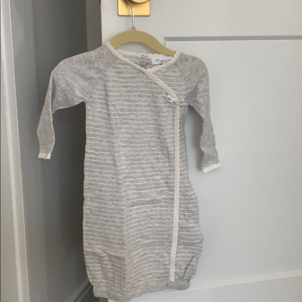 Angel Dear knit gown, 0-3 months.